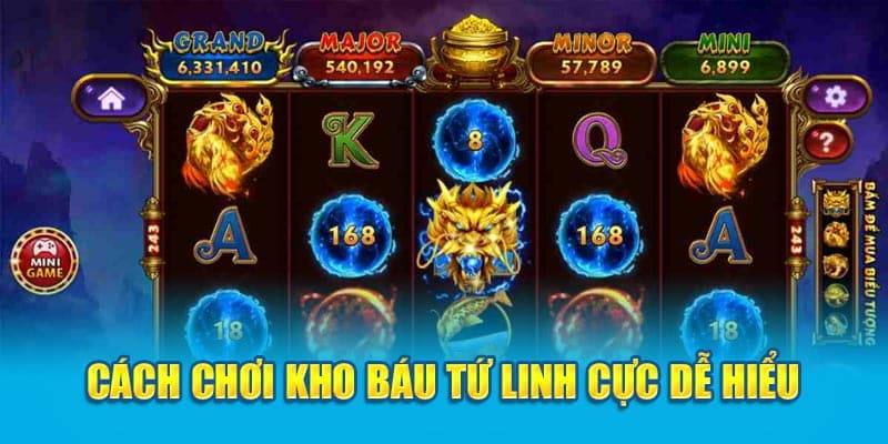 Cách chơi nổ hũ kho báu tứ linh không quá khó khăn