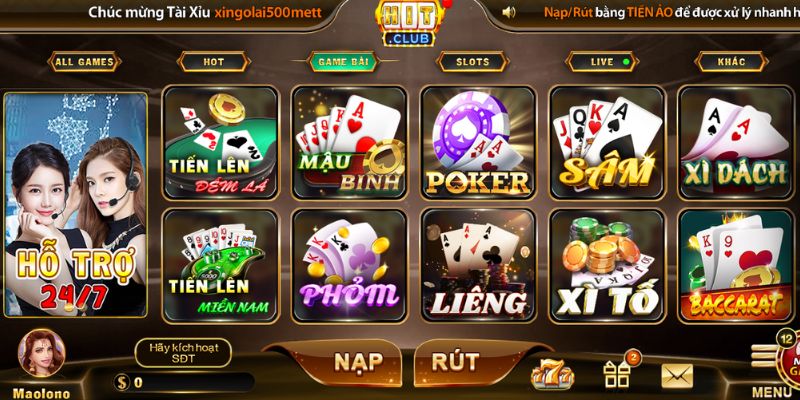 Tuyển tập các game đánh bài siêu hot